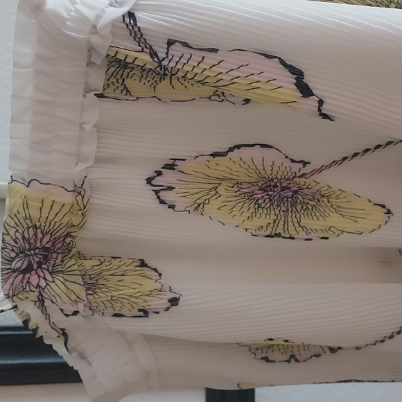 1. State Present Nature Spaghetti Strap Ruffled Top - Picture 9 of 15